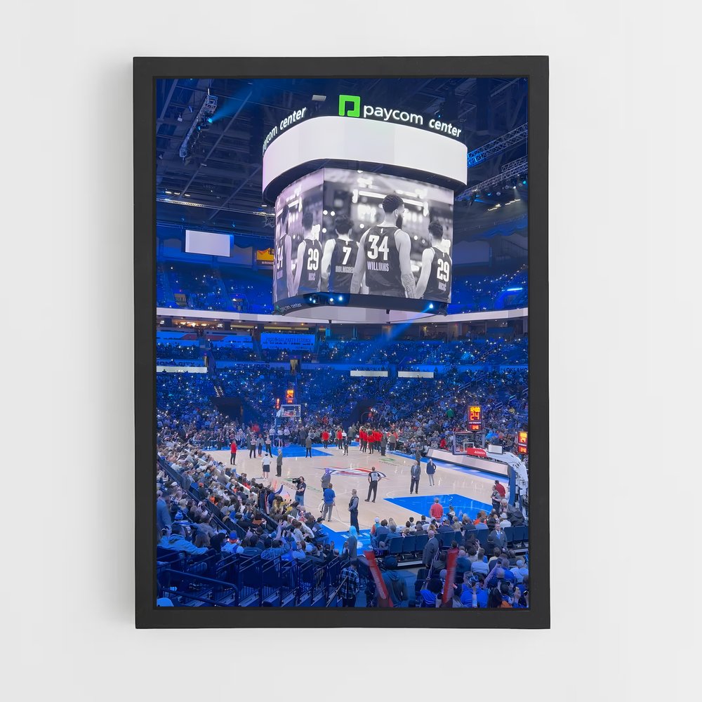Poster Thunder Arena – affiche Basketball (vue 2)